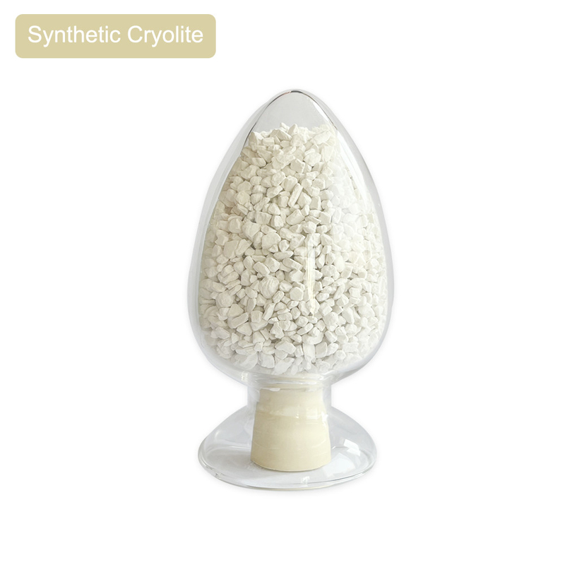 White Granule Synthetic Cryolite With Melting Point Of 1025 º C For Refining Agents