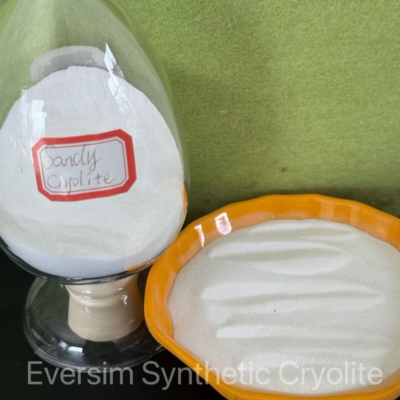 Chemical Product CAS15096-52-3 White Sandy Na3AlF6 Synthetic Cryolite for Ceramic Industry